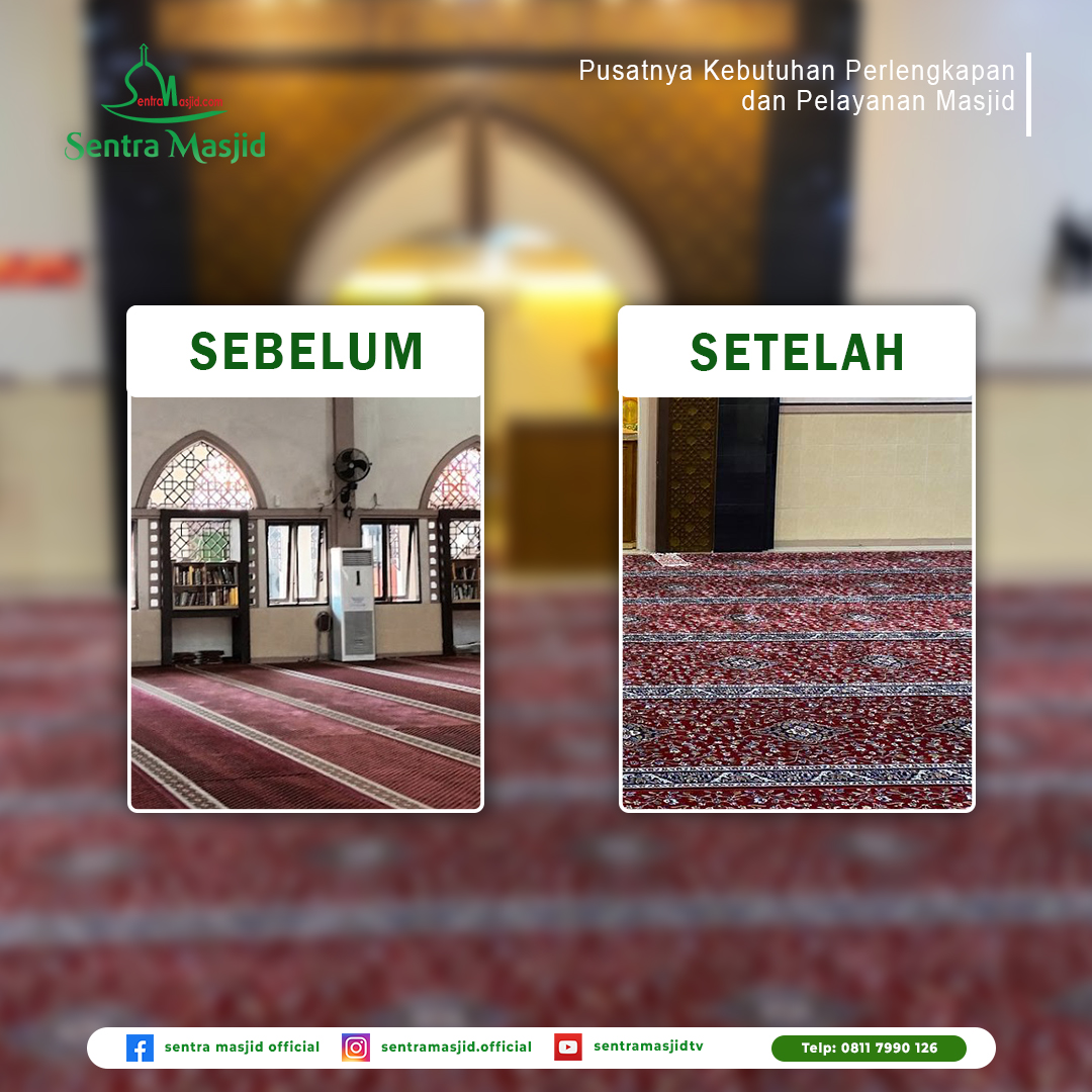 Blog Sentra Masjid PEMASANGAN KARPET MASJID RAYA AL-FALAH SRAGEN