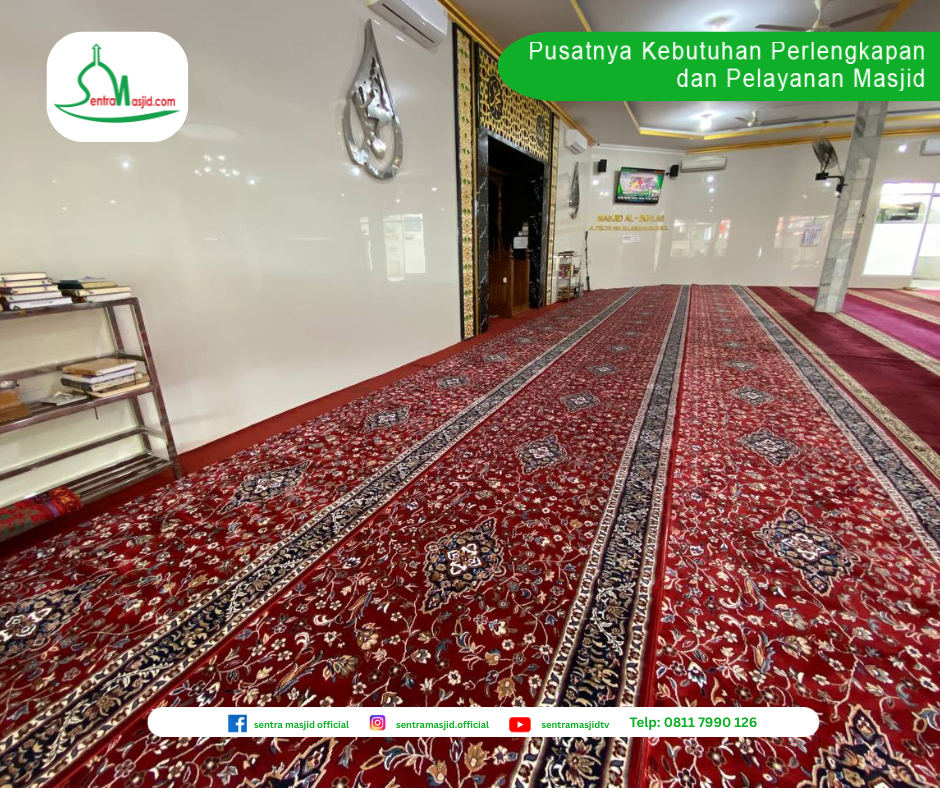 Blog Sentra Masjid PEMASANGAN KARPET MASJID AL-IKHLAS, BANDAR LAMPUNG