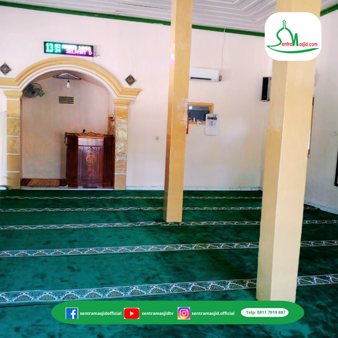 Blog Sentra Masjid Pemasangan Karpet Masjid Wakafiah, Way Kanan