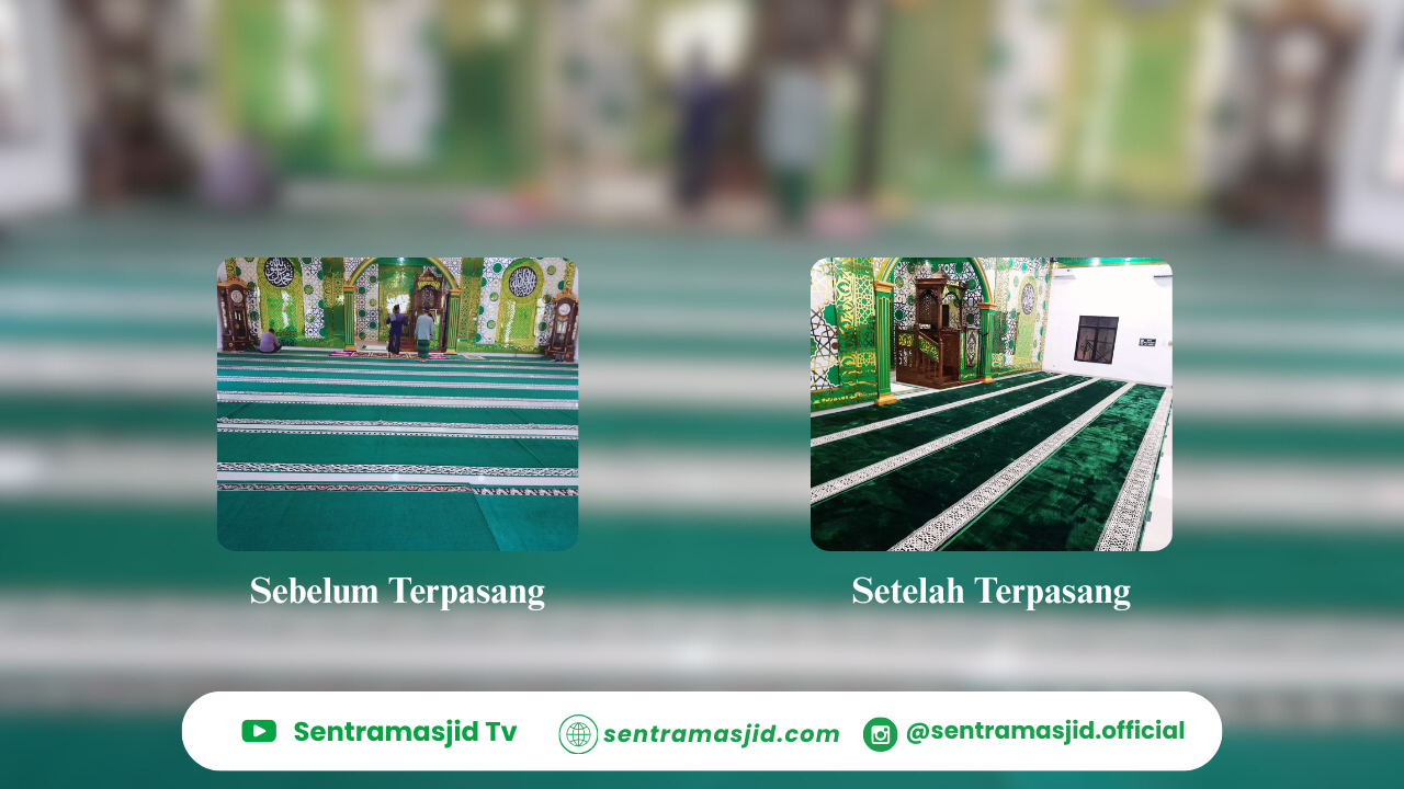 Blog Sentra Masjid Pemasangan Karpet Di Mushola POLRES Lampung Selatan