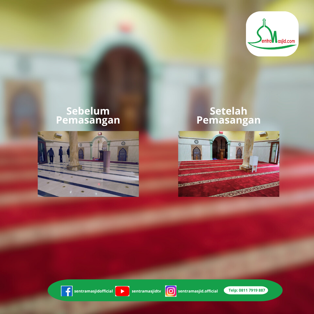 Blog Sentra Masjid Pemasangan Karpet Masjid Nurul Barokah, Jakarta Timur