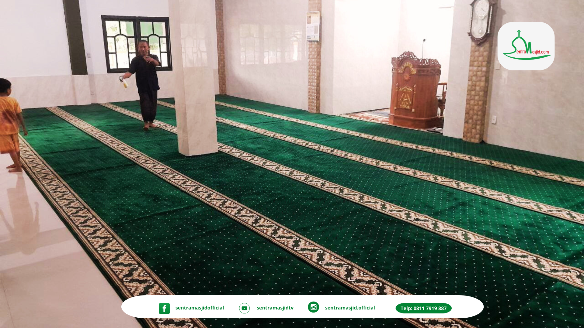Blog Sentra Masjid Pemasangan Karpet Di Masjid Nurul Muttaqin, Lampung Selatan