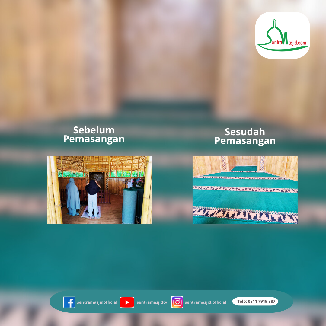 Blog Sentra Masjid PEMASANGAN KARPET MUSHOLA KYOKKO BEACH PESAWARAN LAMPUNG