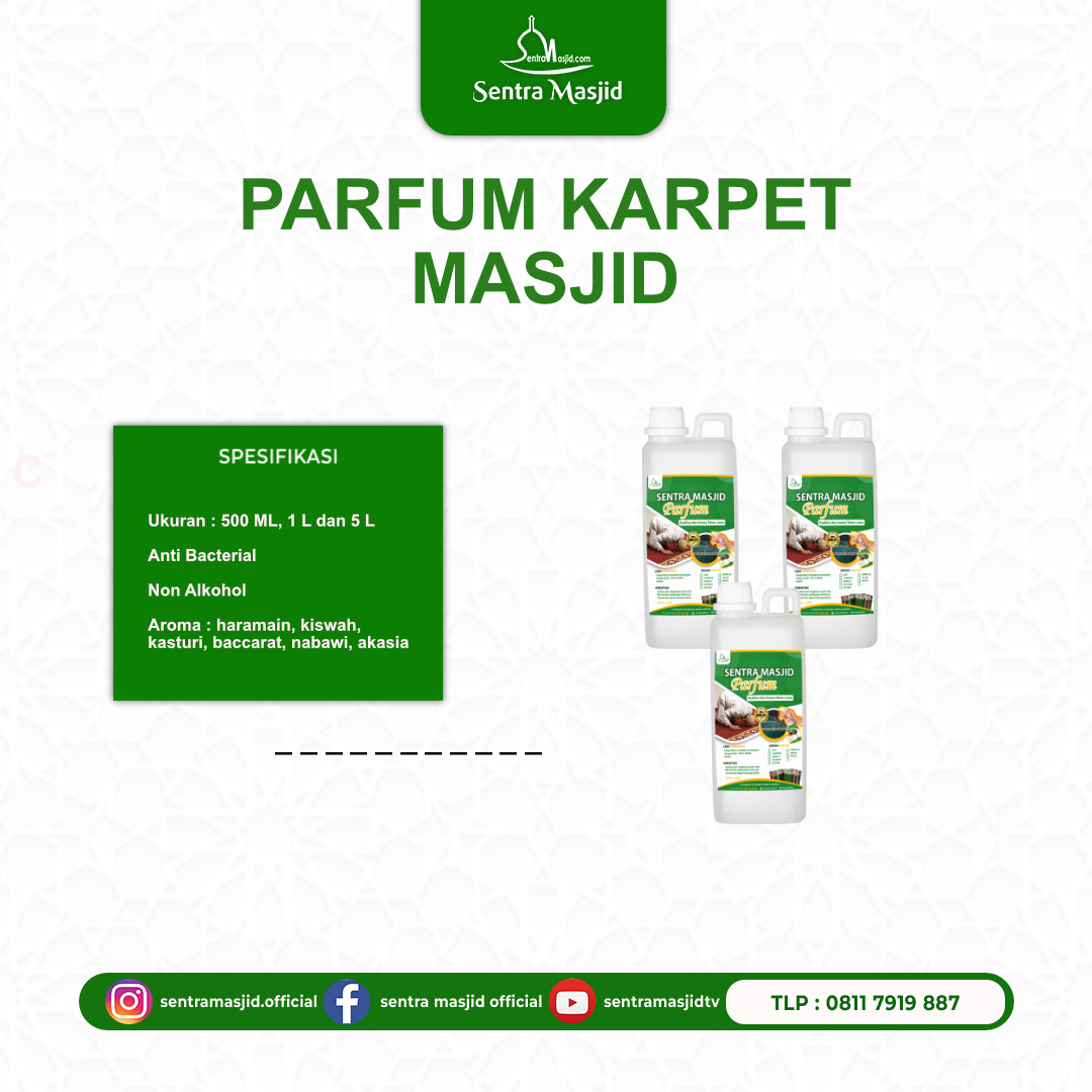 Parfum Perawatan Karpet Masjid